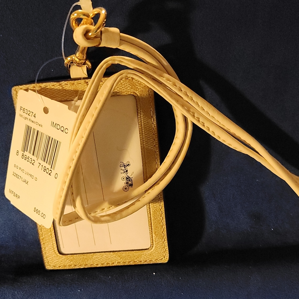 NWOT Coach lanyard